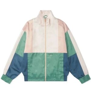 AlphaStyle Mancos Satin Track Jacket Mens Size Medium Full Zip